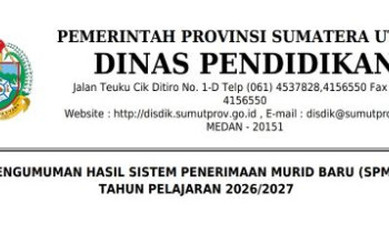 HASIL SPMB 2026 TAHAP I