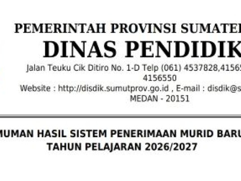 HASIL SPMB 2026 TAHAP I